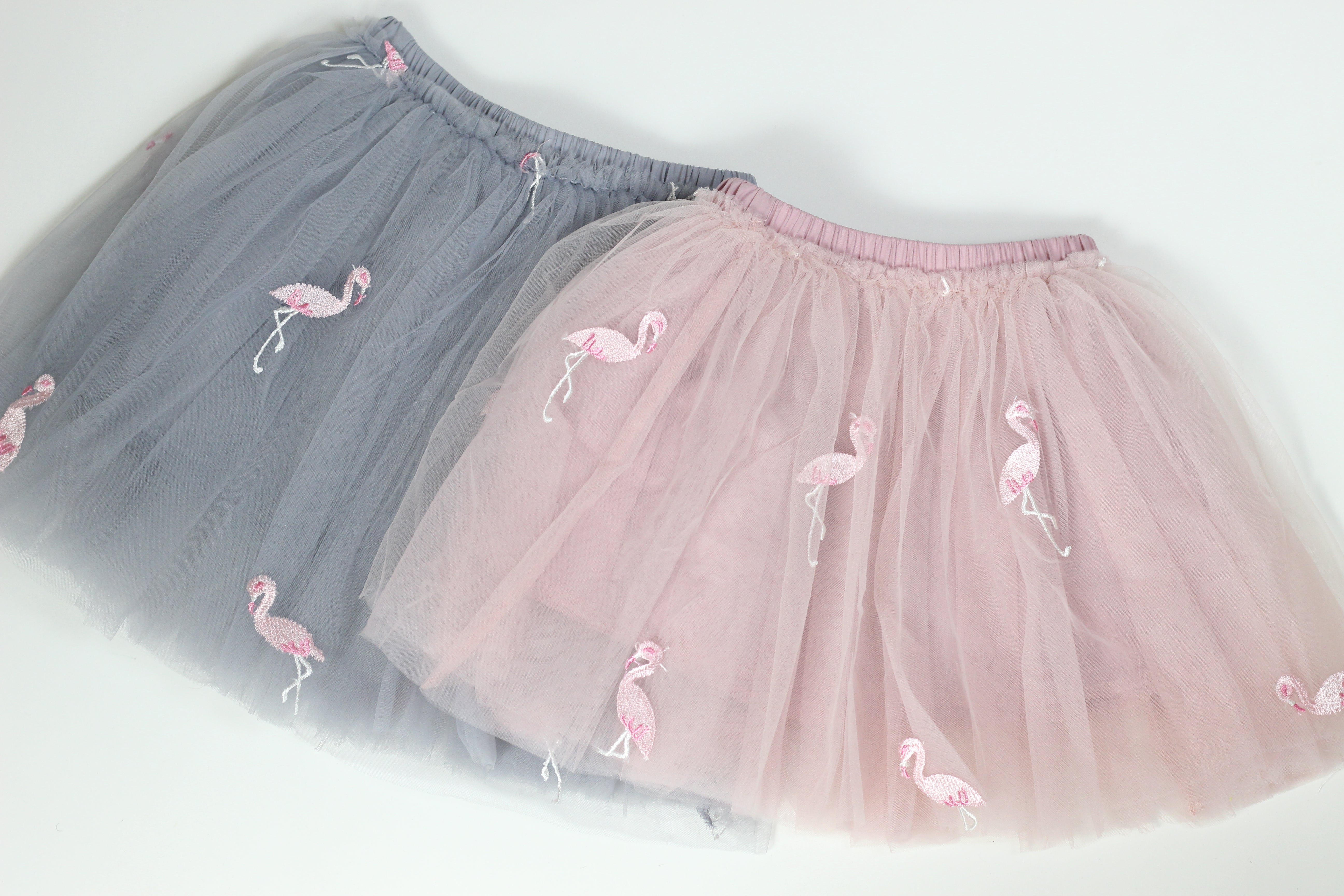 Flamingo Pattern Fluffy Skirt