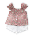 Load image into Gallery viewer, Floral Print Cami Top And Shorts Set
