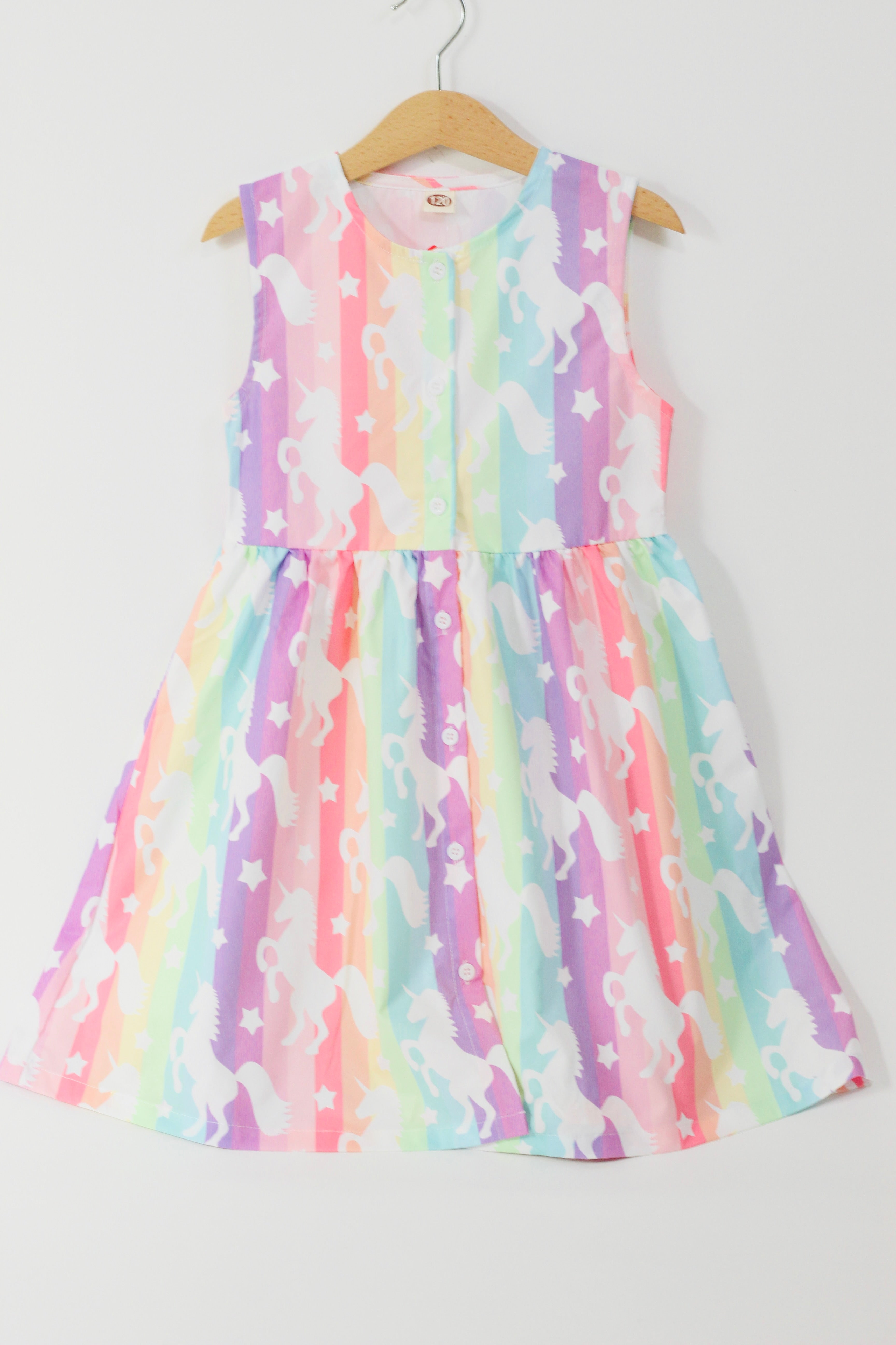 Unicorn Print Dress