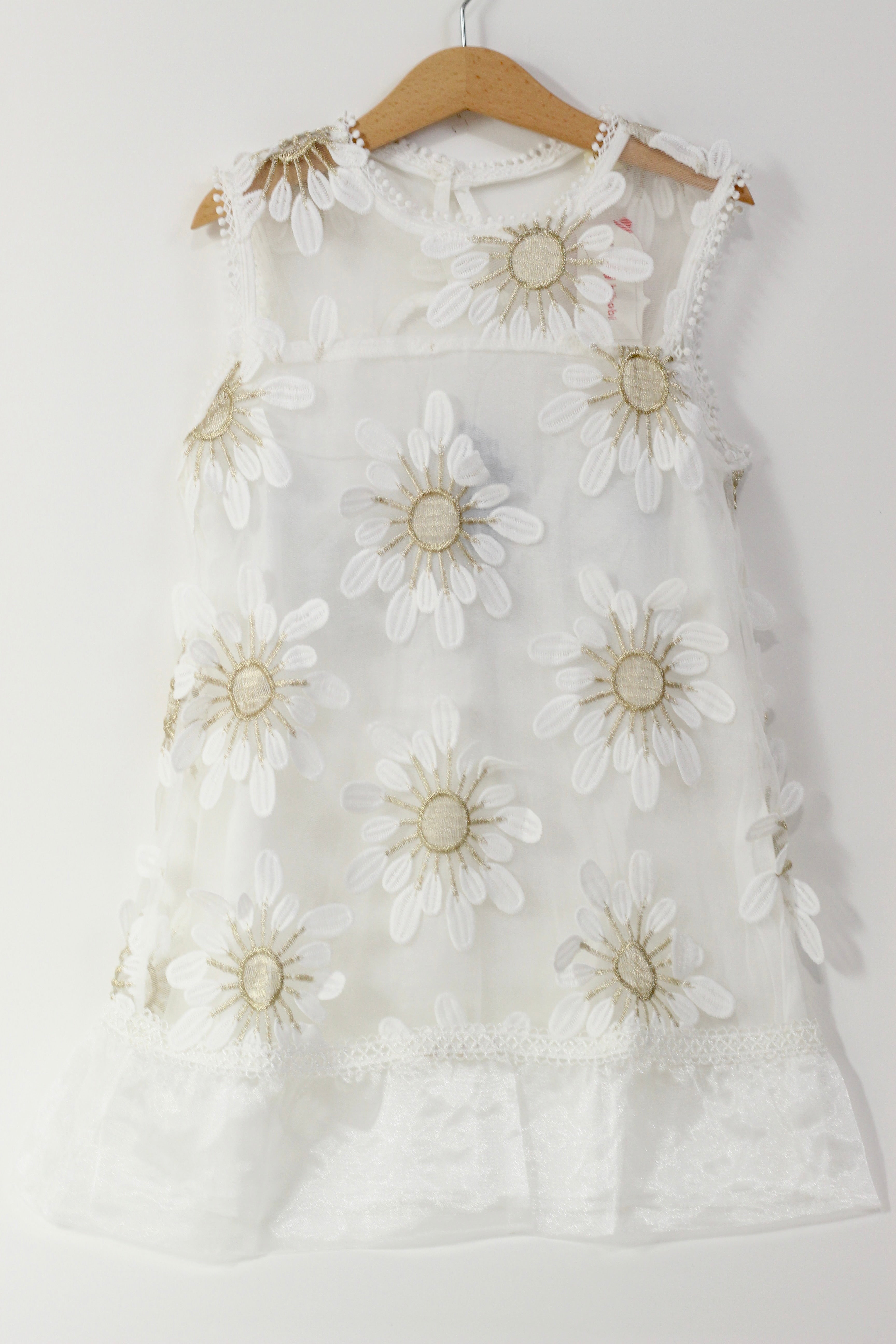 Flowers Mesh Dress