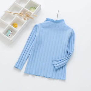 Solid Knit Long-Sleeve T-Shirt