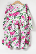 Load image into Gallery viewer, Long-Sleeve Floral Dress
